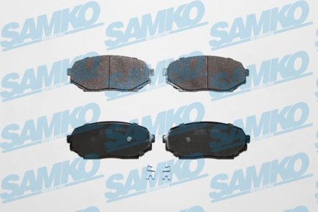 Гальмівні колодки, дискове гальмо (набір) SAMKO 5SP525