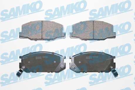 Гальмівні колодки, дискове гальмо (набір) SAMKO 5SP553 (фото 1)