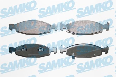 Гальмівні колодки, дискове гальмо (набір) SAMKO 5SP840