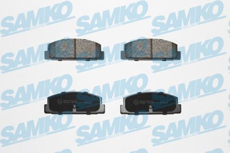 Гальмівні колодки, дискове гальмо (набір) SAMKO 5SP876