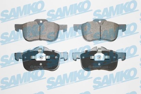 Гальмівні колодки, дискове гальмо (набір) SAMKO 5SP952