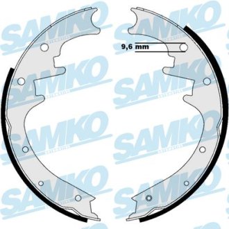 Гальмівні колодки (набір) SAMKO 88990