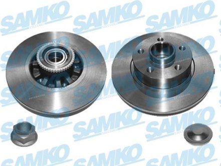 Диск гальмівний FI/OP/RE SAMKO R1072PCA