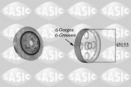 Шків колінчастого валу FORD 2,2TDCI SASIC 2150023