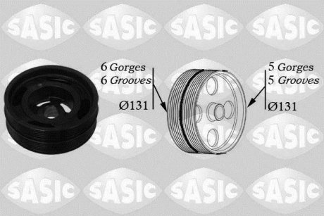 Шків колінчастого валу SASIC 2156042