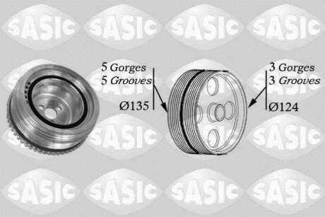 Шків коленвала SASIC 2156045