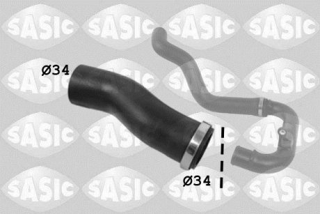 Шланг інтеркулера FIAT GRANDE PUNTO 1,3M-JET (WYLOT) SASIC 3336203