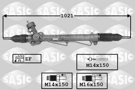 Кермовий механізм SASIC 7006141