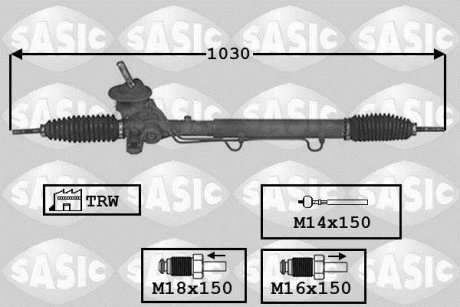 Кермовий механізм SASIC 7176029