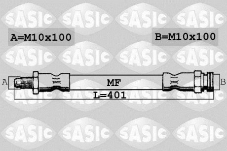 Шланг гальмівний SASIC SBH0172