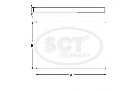 Фільтр салону Toyota Avensis 2.0 (00-), Camry 2.4, 3.0 (01-06), Celica 1.8 (99-05), Land Cruiser 2.7, 4.0 (00-), P (SA 1222) SCT SCT Germany SA1222