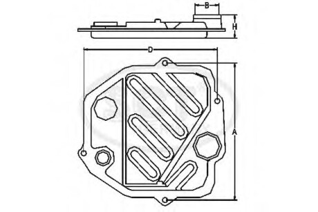 Фильтр АКПП с прокладкой HYUNDAI i40 2.0 GDI (12-) (SG 1700) SCT SCT Germany SG1700