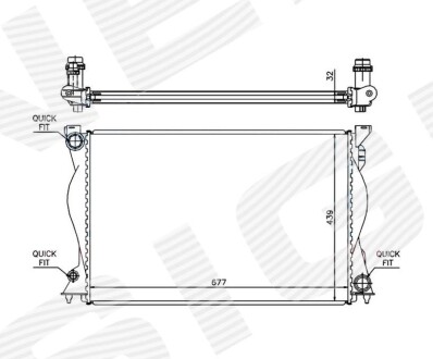 РАДИАТОР Signeda RA60234Q