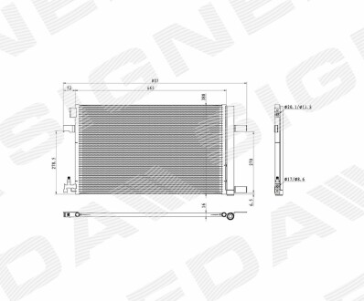 РАДІАТОР КОНДИЦІОНЕРА | OPEL INSIGNIA (G09), 09.08 - 12.13 Signeda RC940135