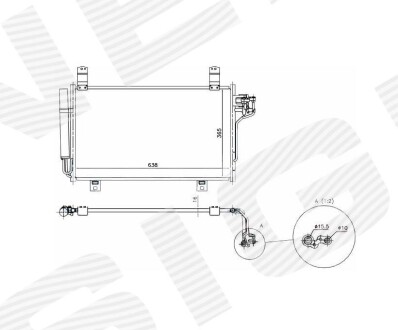 РАДІАТОР КОНДИЦІОНЕРА | MAZDA CX-5, 12 - 17 Signeda RC940326 (фото 1)