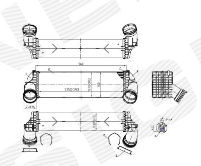 ІНТЕРКУЛЕР | BMW X5 (E70), 10.06 - 04.10 Signeda RI96364