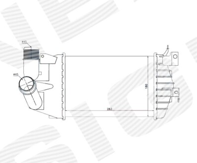 ІНТЕРКУЛЕР | OPEL ASTRA H (A04), 10.03 - 04.07 Signeda RI96587