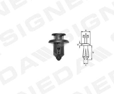 ПЛАСТМАССОВЫЕ КРЕПЛЕНИЯ Signeda T115110