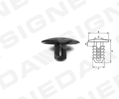 ПЛАСТМАССОВЫЕ КРЕПЛЕНИЯ Signeda T206510