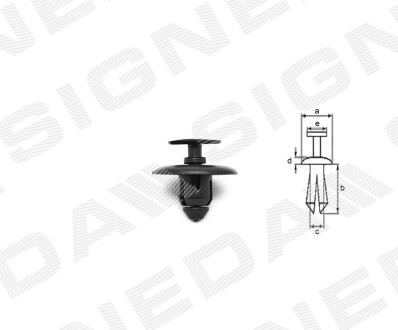 ПЛАСТМАССОВЫЕ КРЕПЛЕНИЯ Signeda T209310