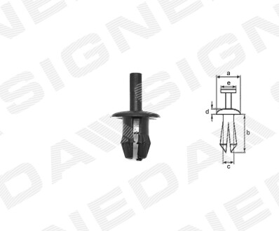 ПЛАСТМАССОВЫЕ КРЕПЛЕНИЯ Signeda T39610