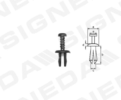 ПЛАСТМАССОВЫЕ КРЕПЛЕНИЯ Signeda T40110