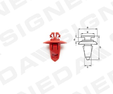 ПЛАСТМАСОВІ КРІПЛЕННЯ | TOYOTA LAND CRUISER FJ100, 01.98 - 10.07 Signeda T66310