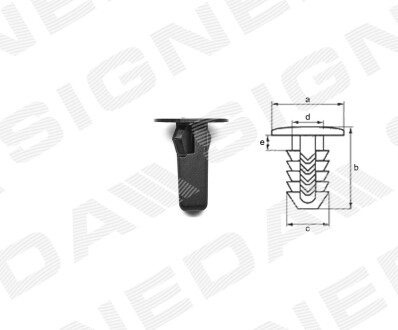 ПЛАСТМАССОВЫЕ КРЕПЛЕНИЯ Signeda T72710