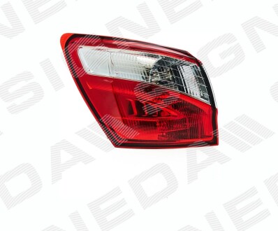 ЗАДНІЙ ЛІХТАР | NISSAN QASHQAI, 10 - 13 Signeda ZNS191003L