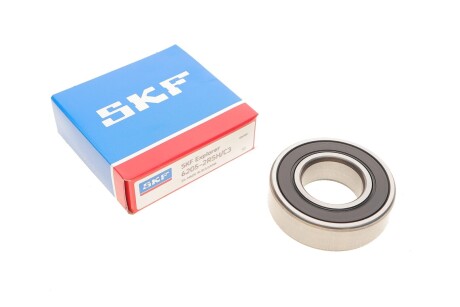 Подшипник шариковый (25X52X15) SKF 6205-2RSH/C3 (фото 1)