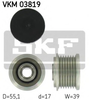 Шків генератора SKF VKM03819