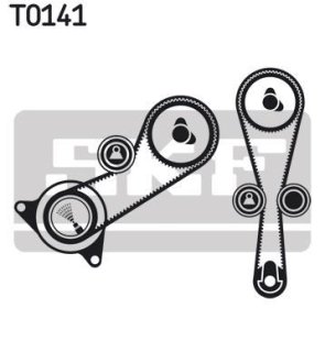 Натяжний ролик, ремінь ГРМ SKF VKM17302