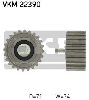 Ролик направляючий SKF VKM22390