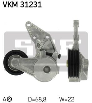 Ролик натяжний SKF VKM 31231