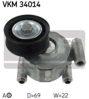 Ролик натяжний SKF VKM34014