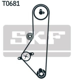 Натяжний ролик, ремінь ГРМ SKF VKM74001