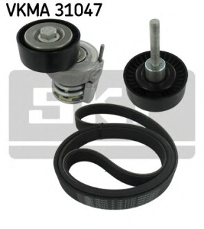 Поликлиновой ременный комплект SKF VKMA31047