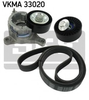 Поликлиновой ременный комплект SKF VKMA33020