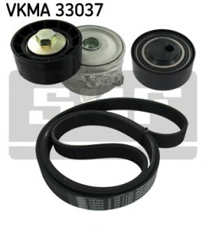 Поликлиновой ременный комплект SKF VKMA33037 (фото 1)