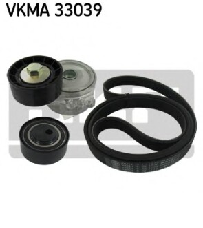 Поликлиновой ременный комплект SKF VKMA33039