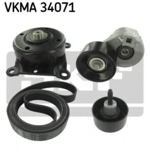 Комплект доріжкового ремня SKF VKMA34071