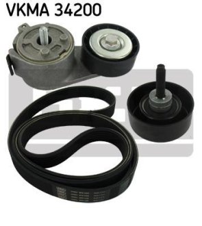 Комплект доріжкового ремня SKF VKMA34200