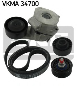 Комплект доріжкового ремня SKF VKMA34700