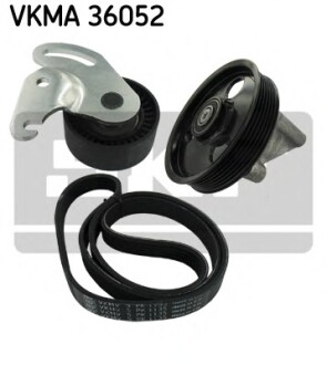 Поликлиновой ременный комплект SKF VKMA36052