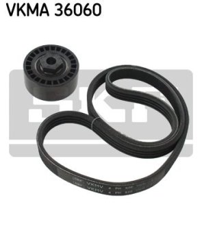 Ремінь ГРМ (набір) SKF VKMA36060