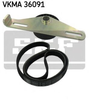 Комплект доріжкового ремня SKF VKMA36091