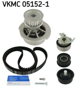 Комплект (ремінь+ролик+помпа) SKF VKMC051521