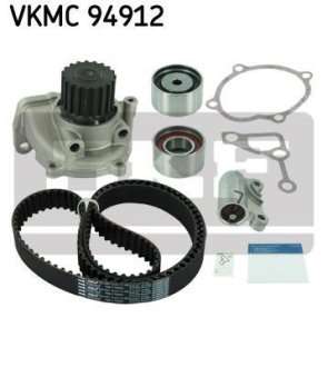 Комплект (ремінь+ролик+помпа) SKF VKMC94912