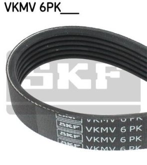 Поліклиновий ремінь SKF VKMV6PK1437