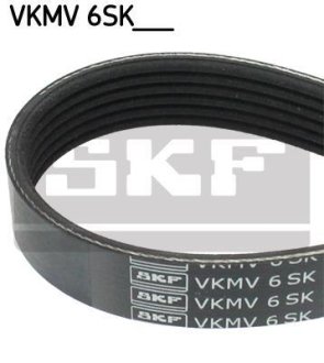 Поліклиновий ремінь SKF VKMV6SK1029 (фото 1)